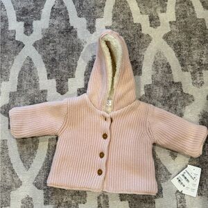Nordstrom Blush Knit Baby Cardigan